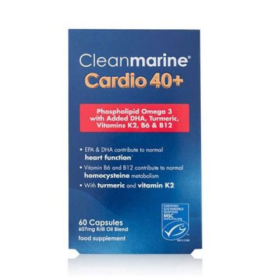 Cleanmarine® Cardio 40+ - 60 Capsules - Drift Float Therapy Dublin